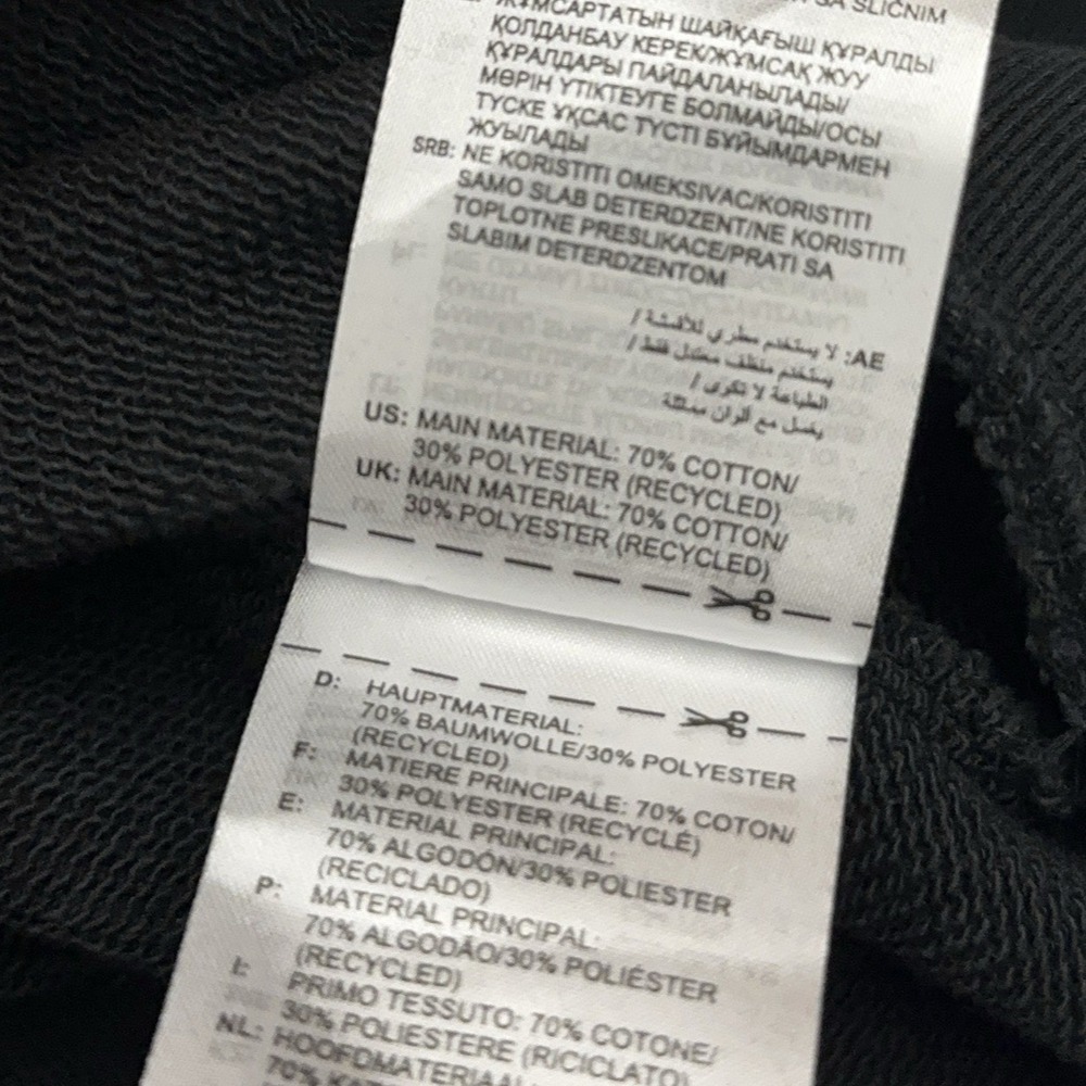 adidas Black Crewneck Sweatshirt with Multicolor Trefoil Motif - Picture 5 of 10